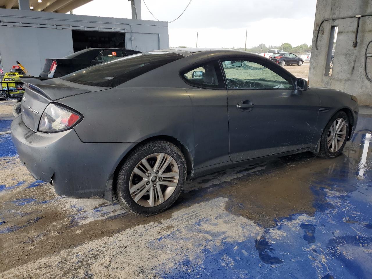2007 Hyundai Tiburon Gs Gray vin: KMHHM66D17U259552