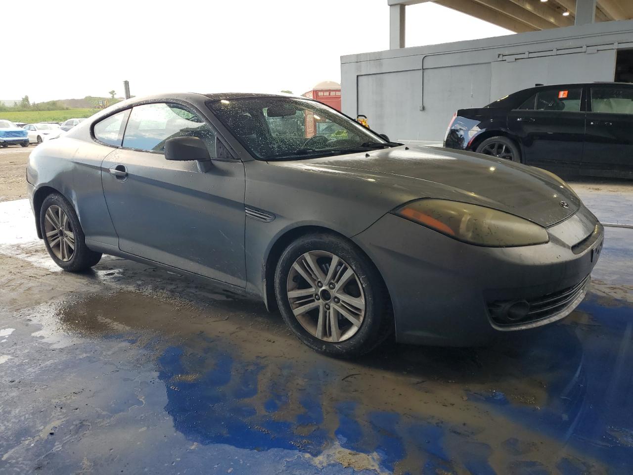 2007 Hyundai Tiburon Gs Gray vin: KMHHM66D17U259552