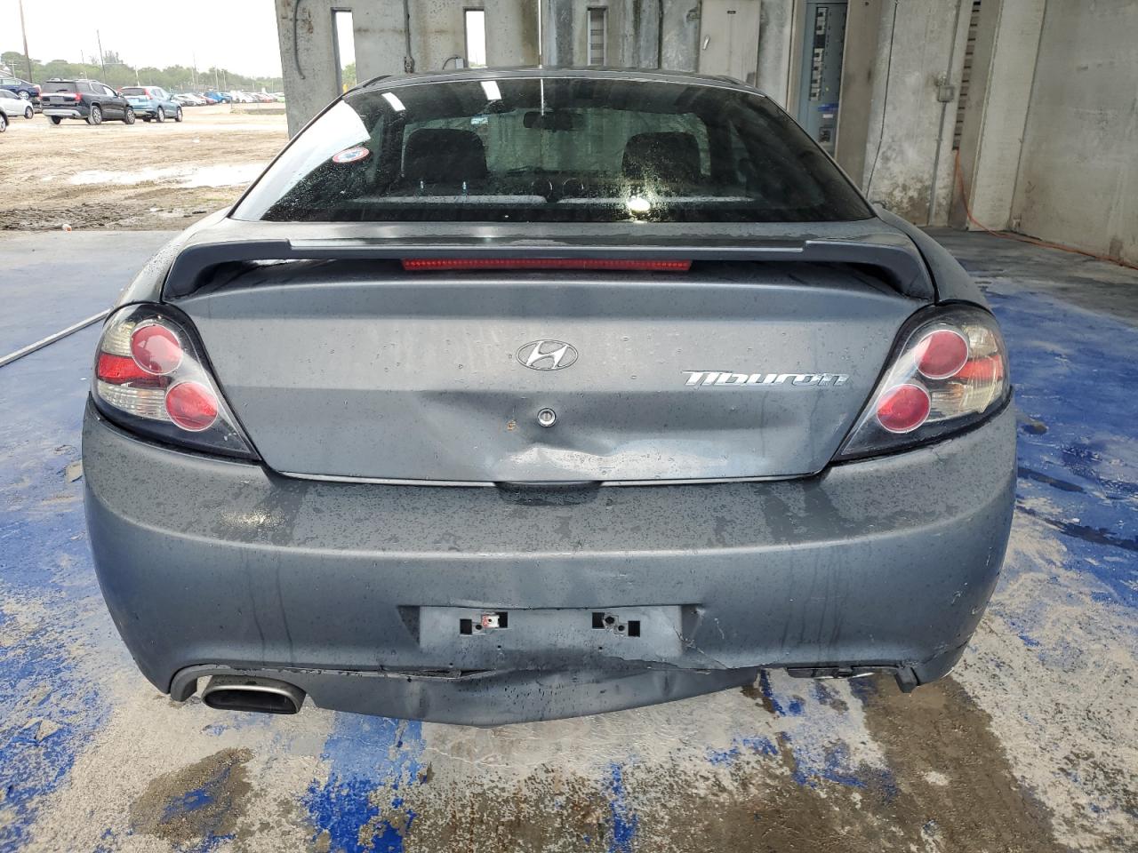 2007 Hyundai Tiburon Gs Gray vin: KMHHM66D17U259552