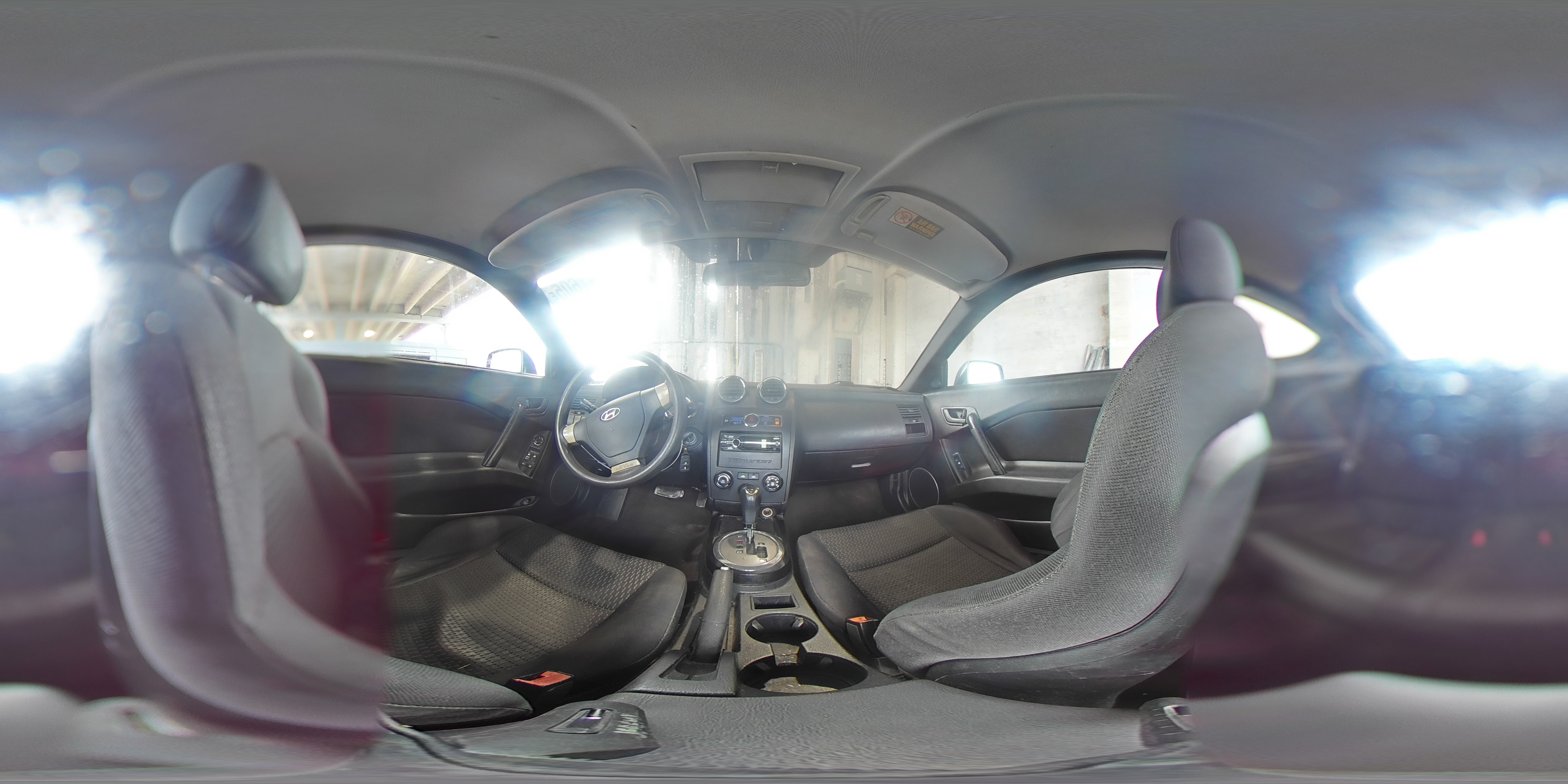 2007 Hyundai Tiburon Gs Gray vin: KMHHM66D17U259552