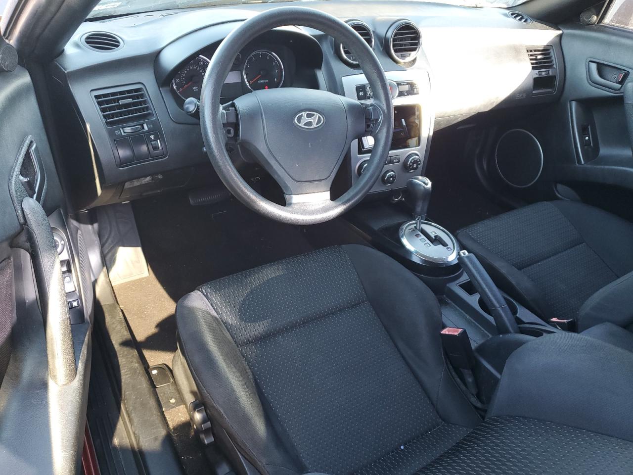2007 Hyundai Tiburon Gs Black vin: KMHHM66D17U259647