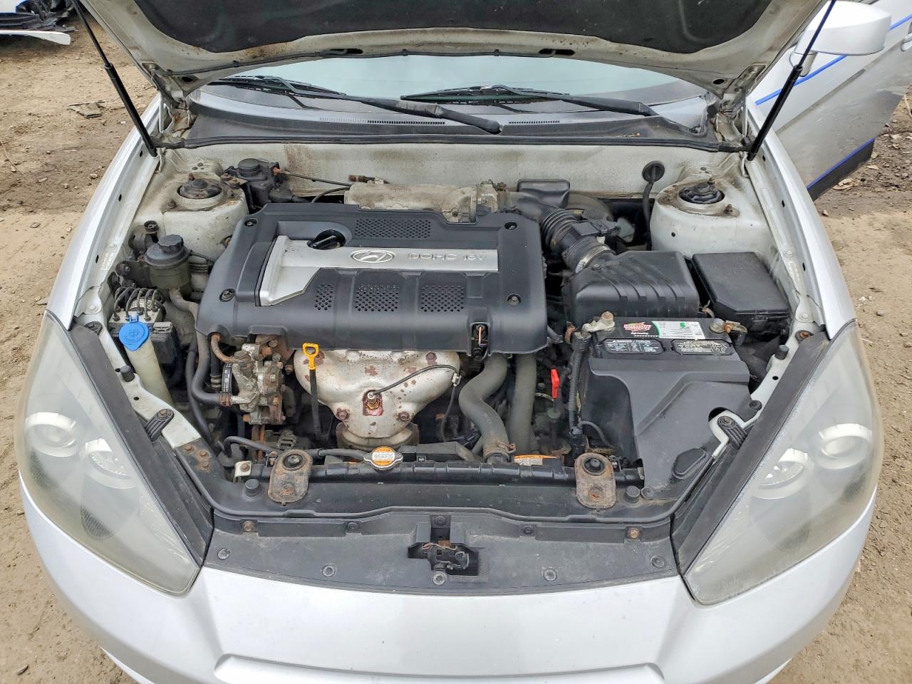 2007 Hyundai Tiburon Gs Silver vin: KMHHM66D17U262287
