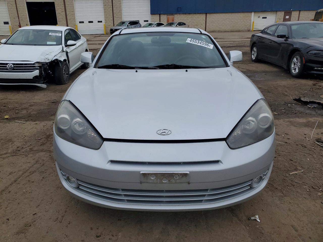 2007 Hyundai Tiburon Gs Silver vin: KMHHM66D17U262287
