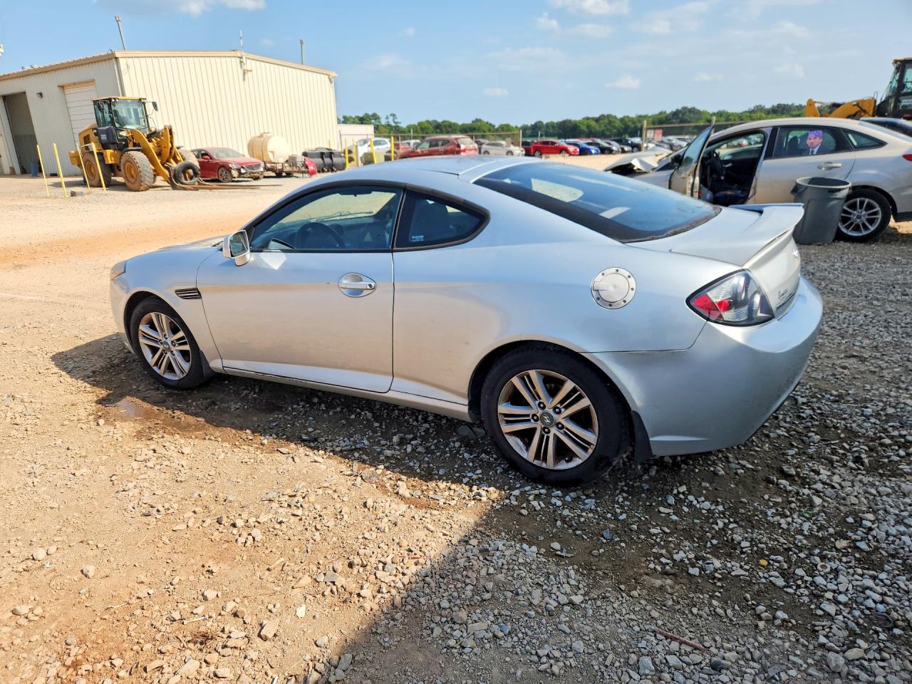 2008 Hyundai Tiburon Gs Silver vin: KMHHM66D18U280340