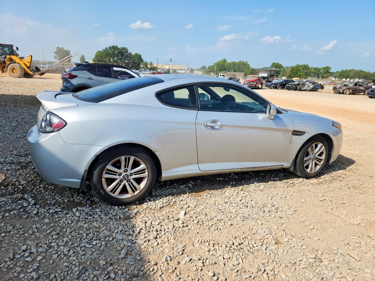 2008 Hyundai Tiburon Gs Silver vin: KMHHM66D18U280340