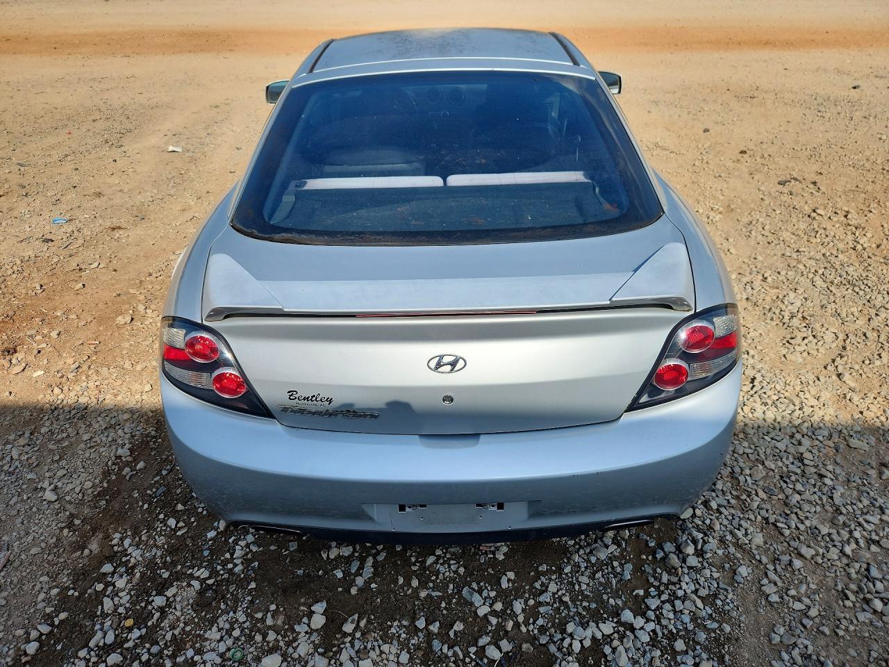 2008 Hyundai Tiburon Gs Silver vin: KMHHM66D18U280340