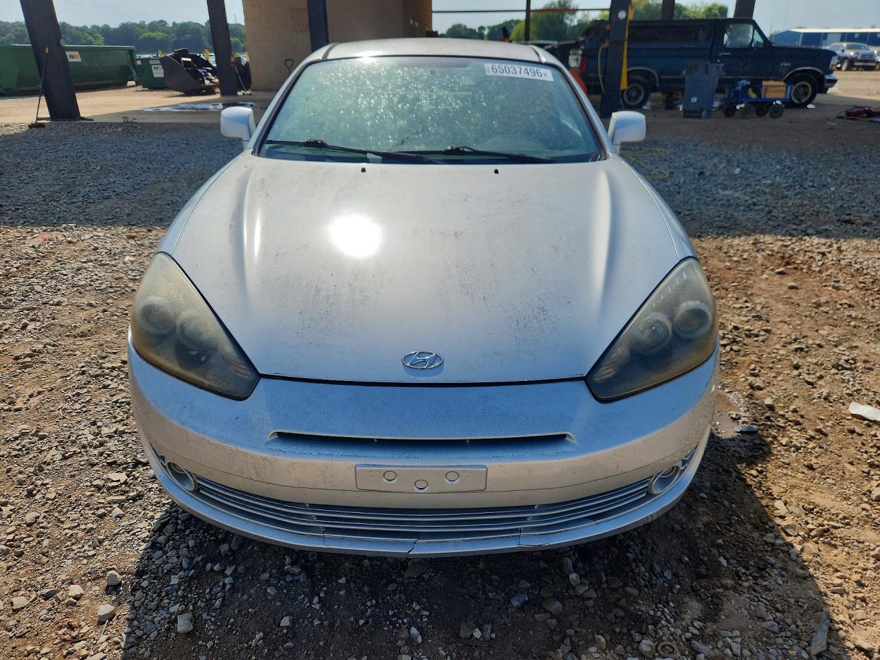 2008 Hyundai Tiburon Gs Silver vin: KMHHM66D18U280340