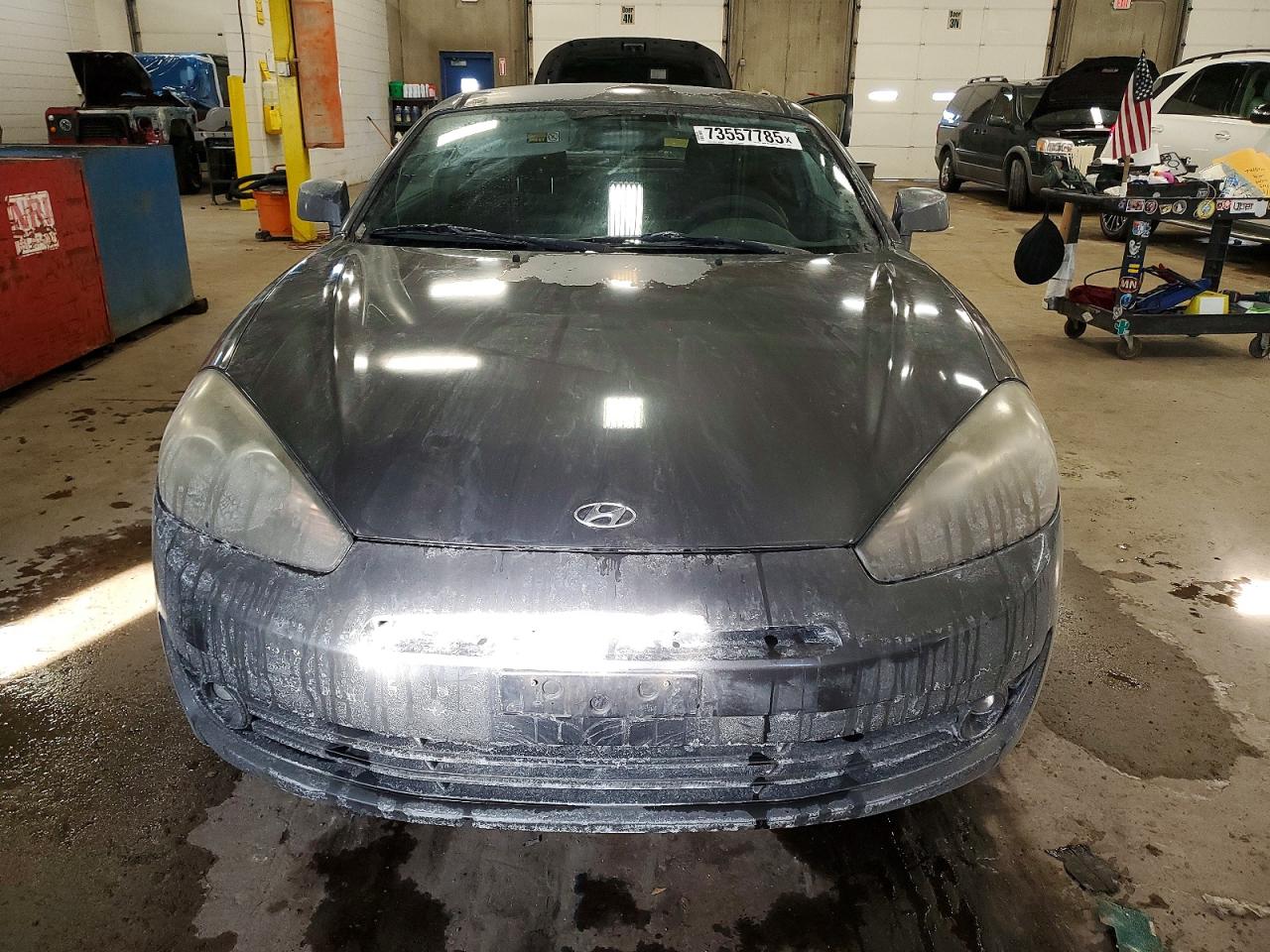 2007 Hyundai Tiburon Gs Silver vin: KMHHM66D27U242534