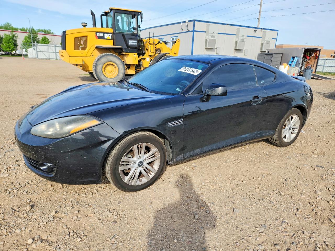 2007 Hyundai Tiburon Gs Black vin: KMHHM66D27U251718