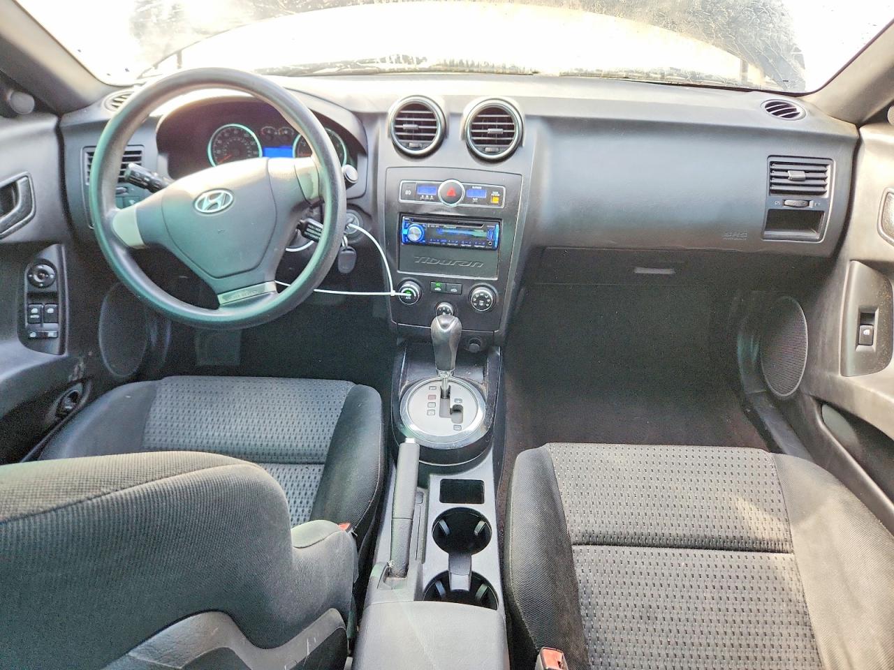 2007 Hyundai Tiburon Gs Black vin: KMHHM66D27U251718