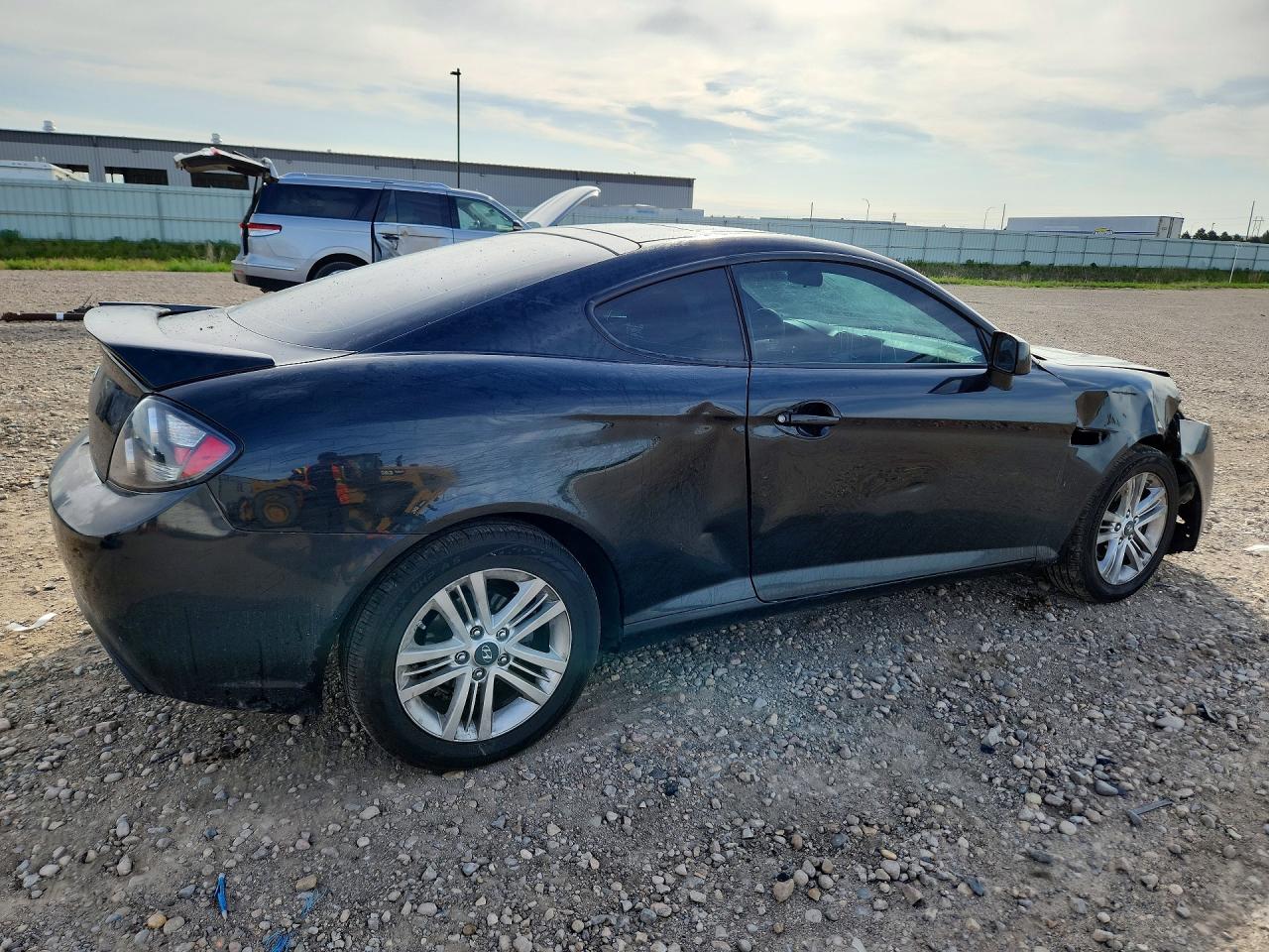 2007 Hyundai Tiburon Gs Black vin: KMHHM66D27U251718