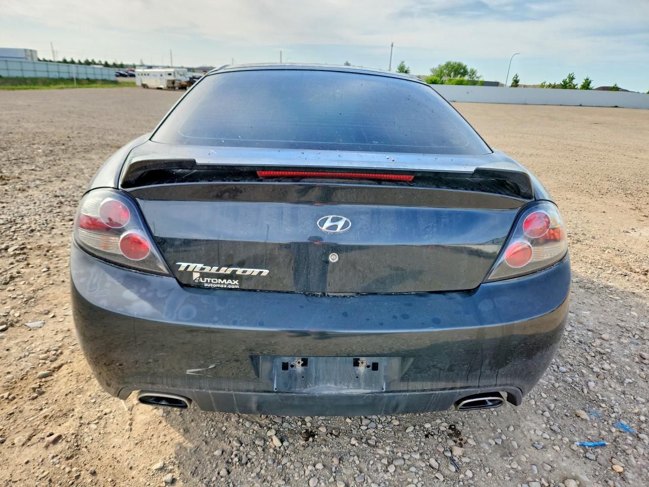 2007 Hyundai Tiburon Gs Black vin: KMHHM66D27U251718