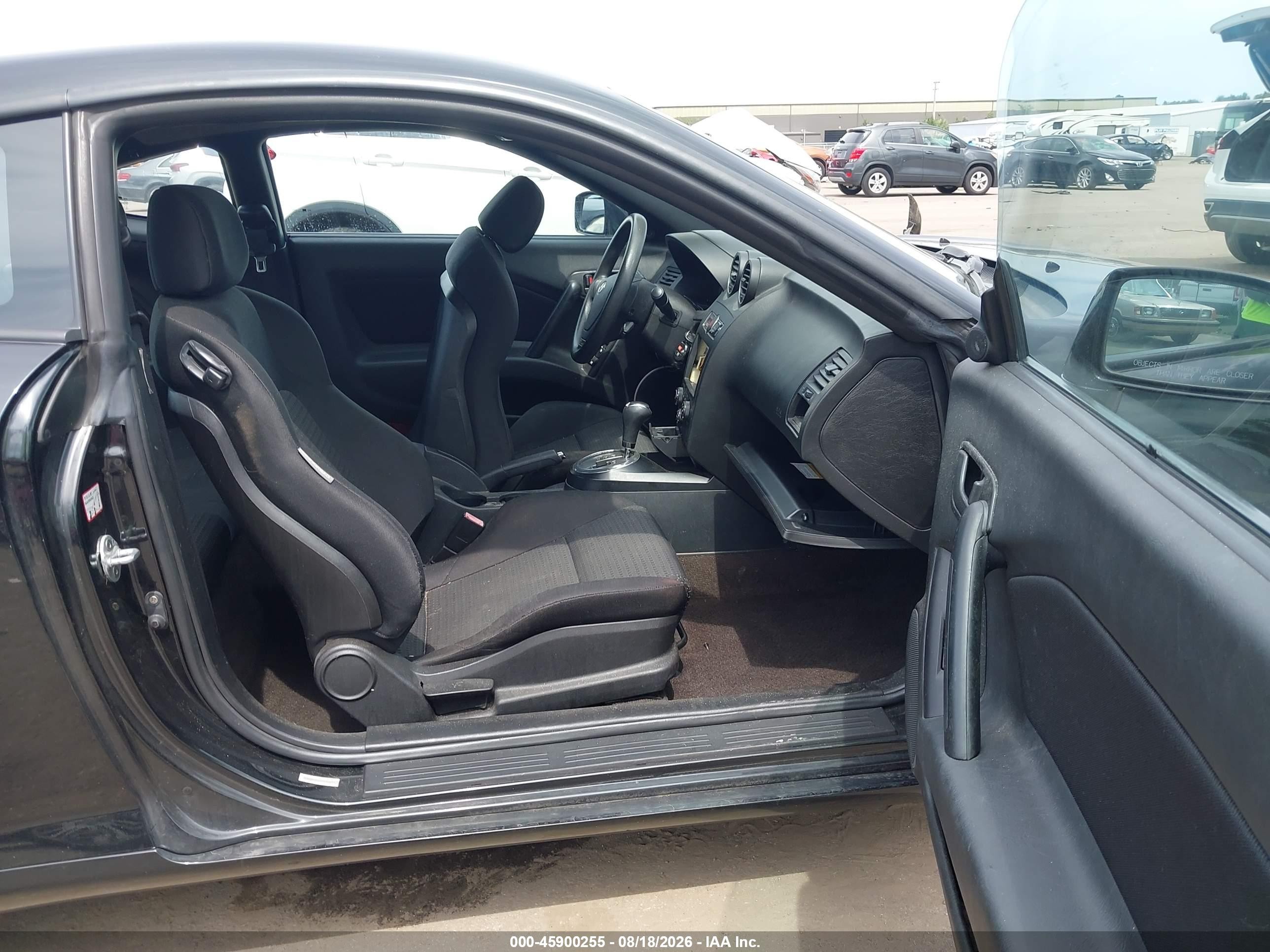 2008 Hyundai Tiburon Gs Black vin: KMHHM66D28U282890