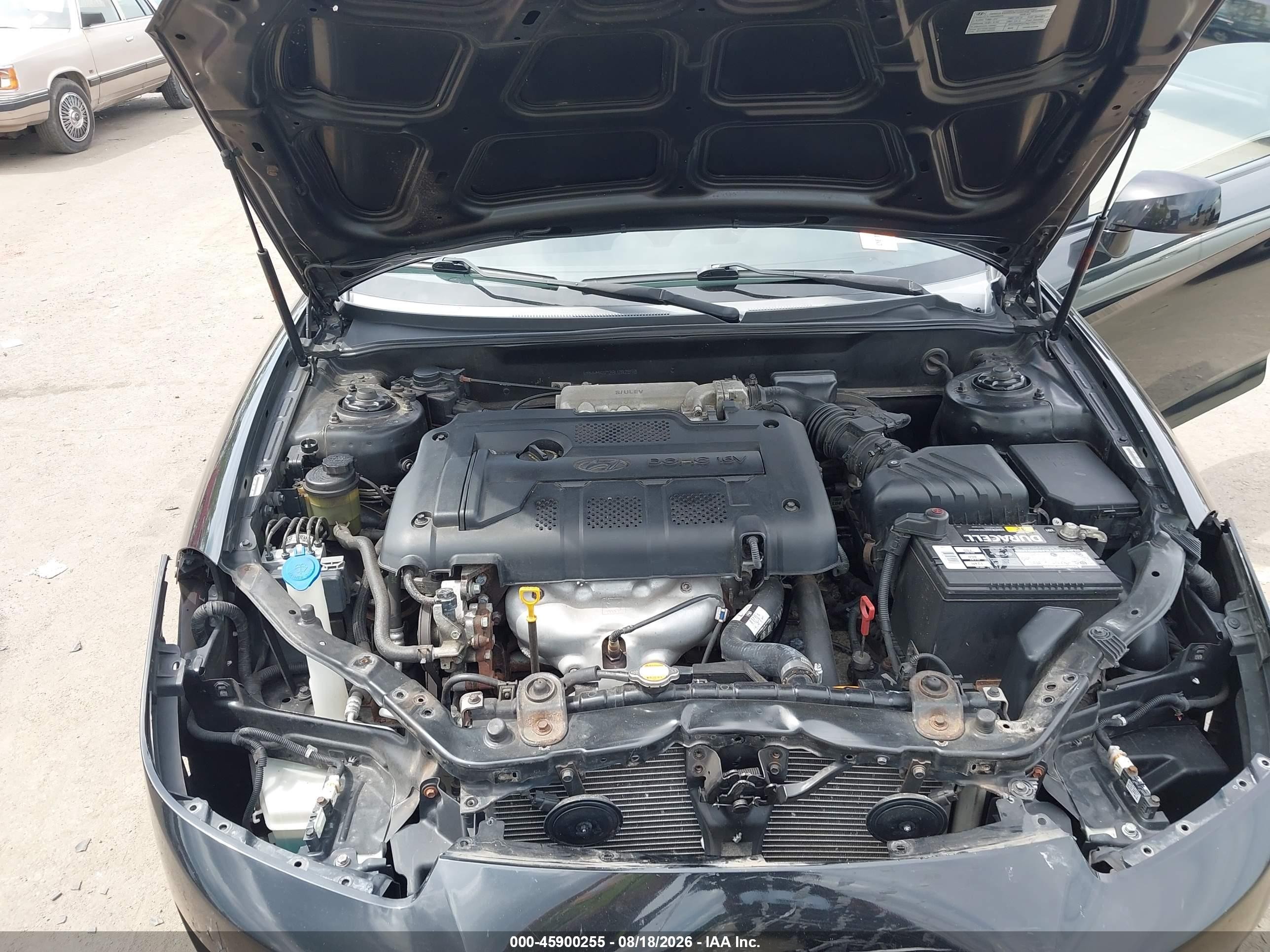 2008 Hyundai Tiburon Gs Black vin: KMHHM66D28U282890