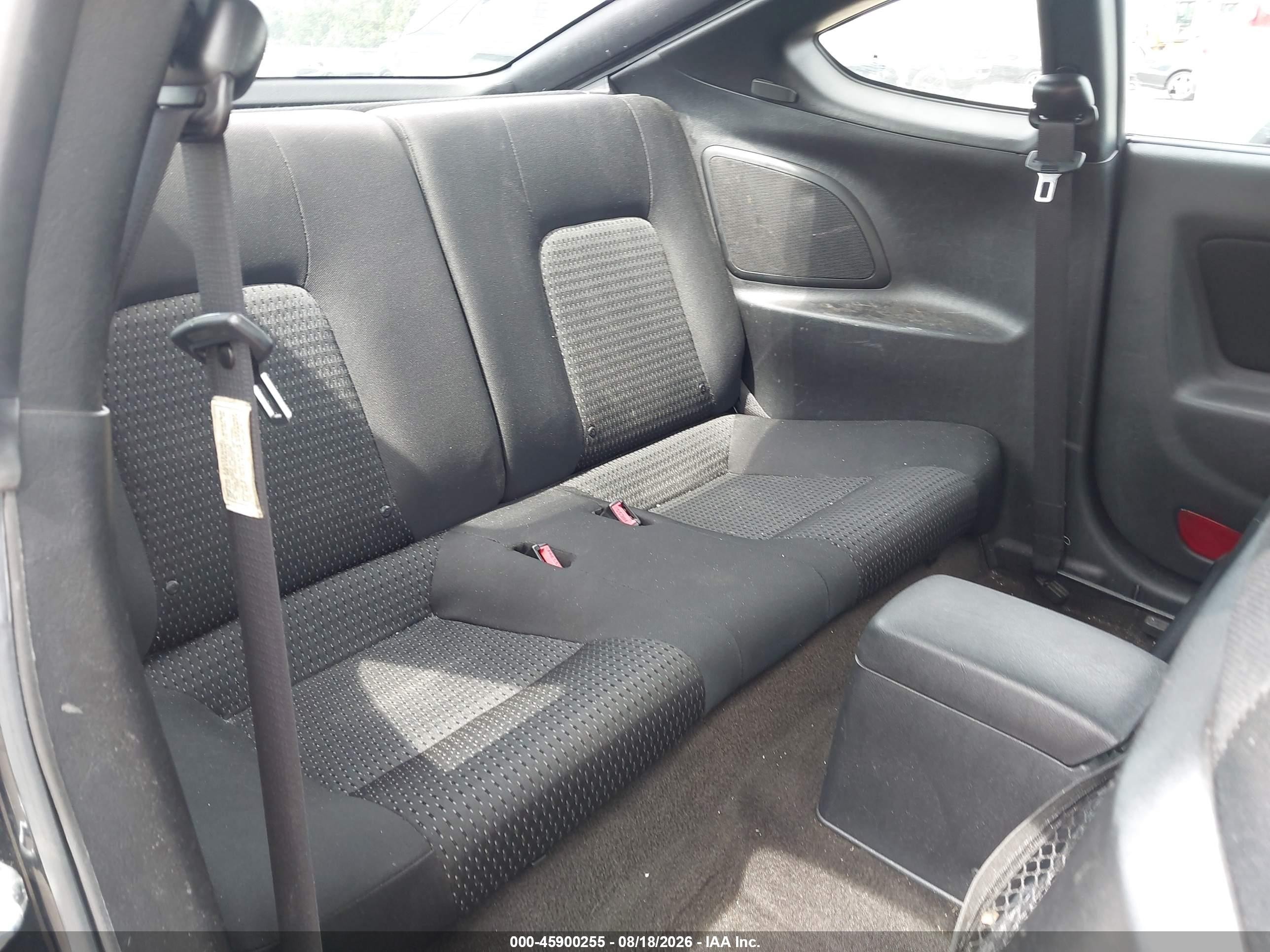 2008 Hyundai Tiburon Gs Black vin: KMHHM66D28U282890
