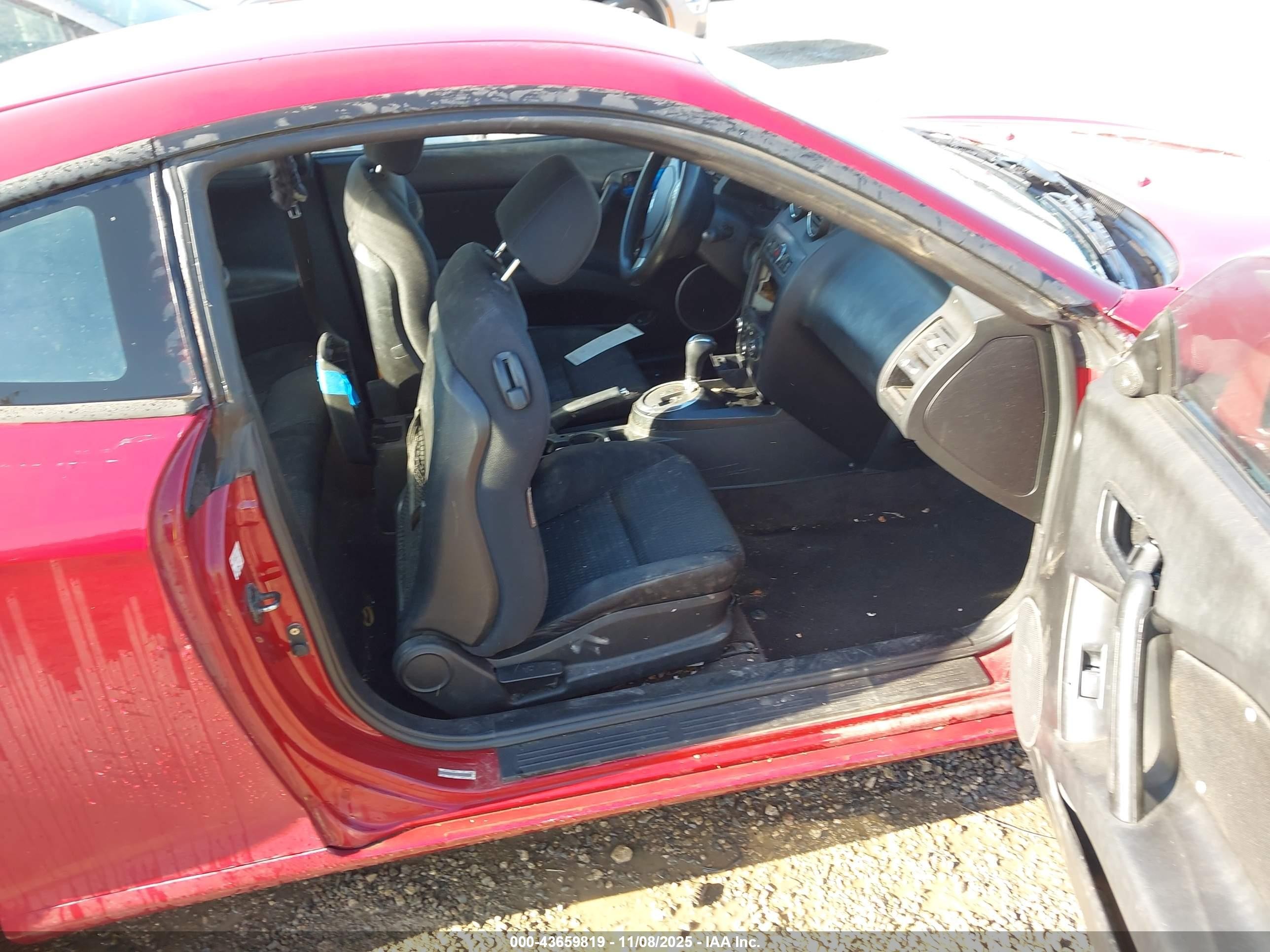 2007 Hyundai Tiburon Gs Red vin: KMHHM66D37U257639