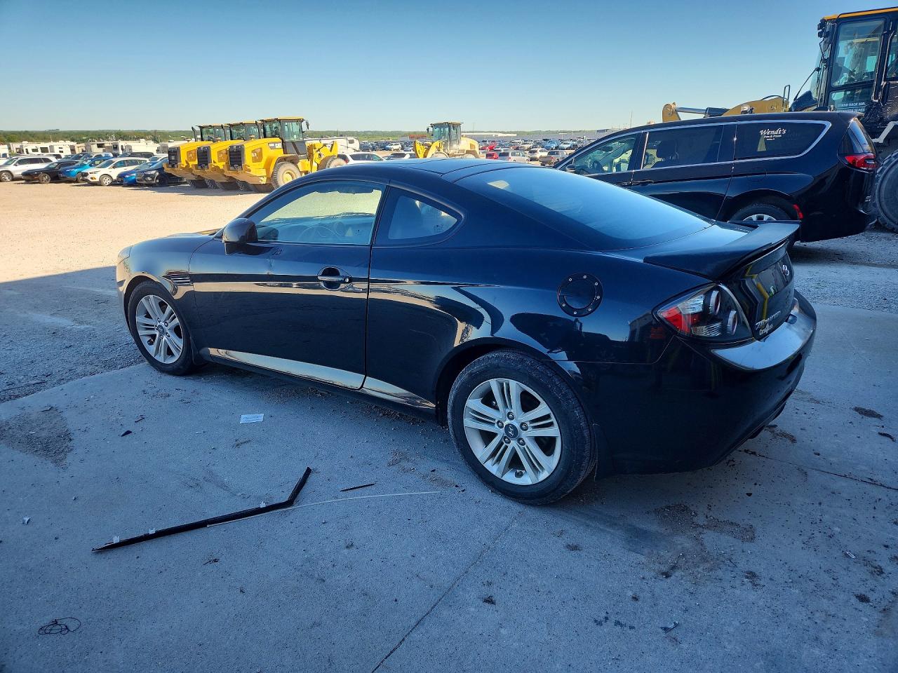 2007 Hyundai Tiburon Gs Черный vin: KMHHM66D47U249954