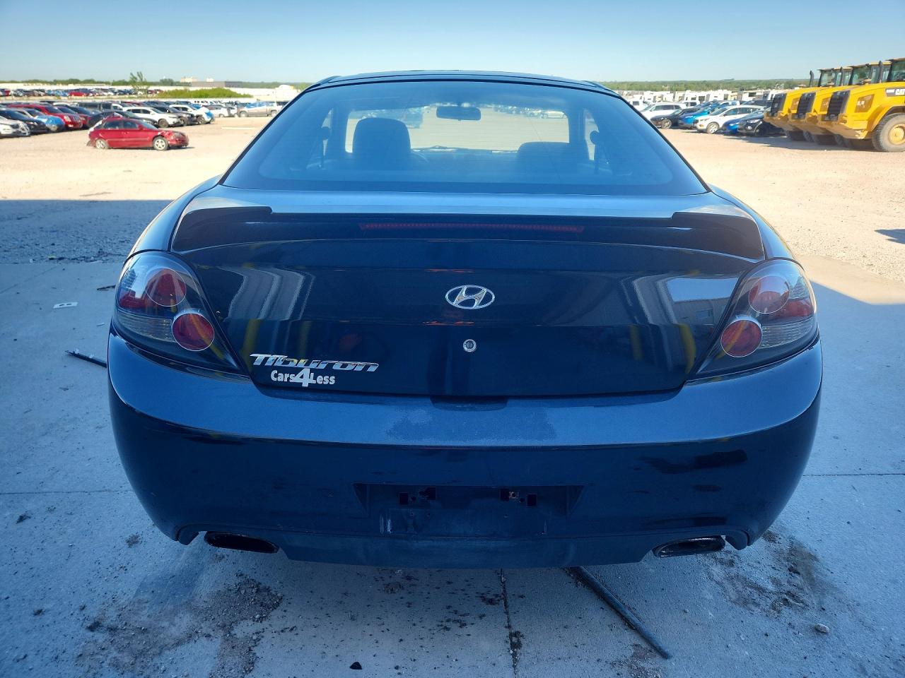 2007 Hyundai Tiburon Gs Черный vin: KMHHM66D47U249954