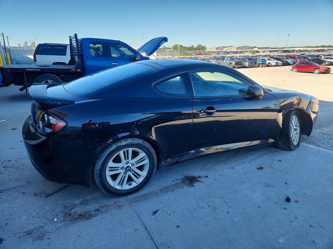 2007 Hyundai Tiburon Gs Черный vin: KMHHM66D47U249954