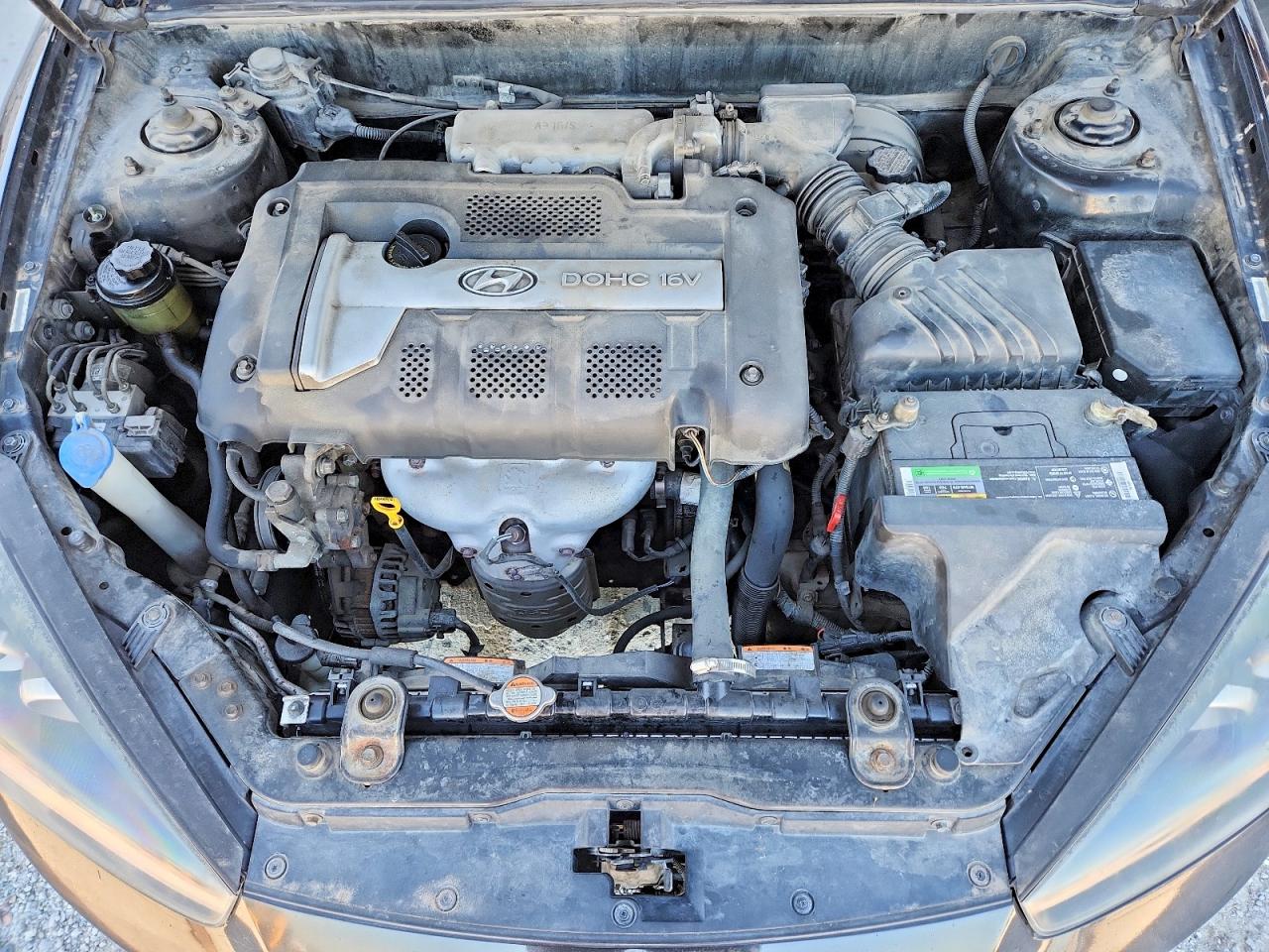 2007 Hyundai Tiburon Gs Черный vin: KMHHM66D47U249954