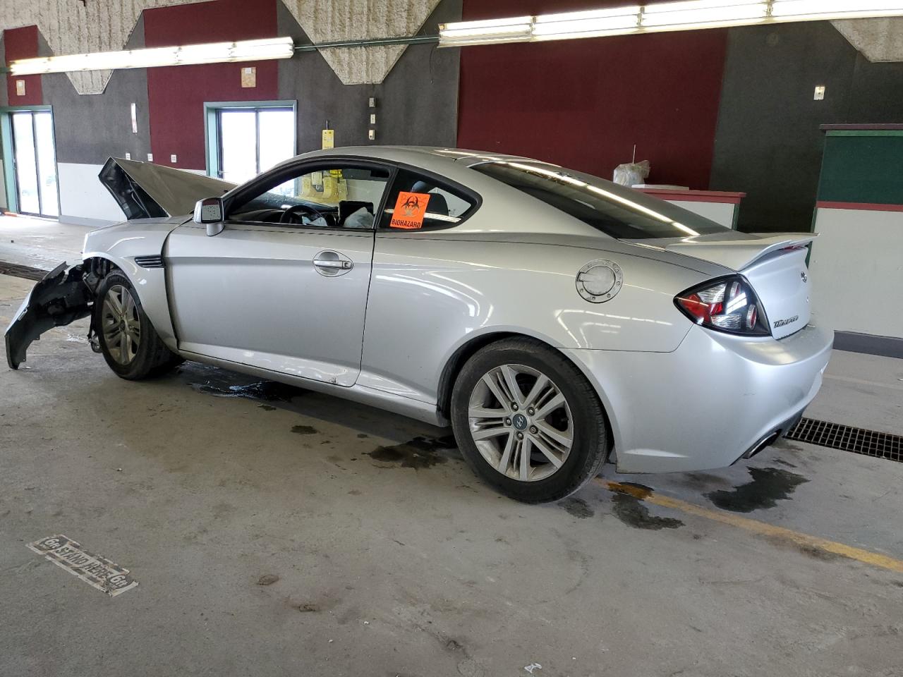 2008 Hyundai Tiburon Gs Серебряный vin: KMHHM66D48U291400
