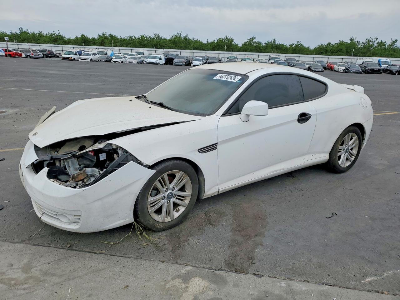 2007 Hyundai Tiburon Белый vin: KMHHM66D57U245198