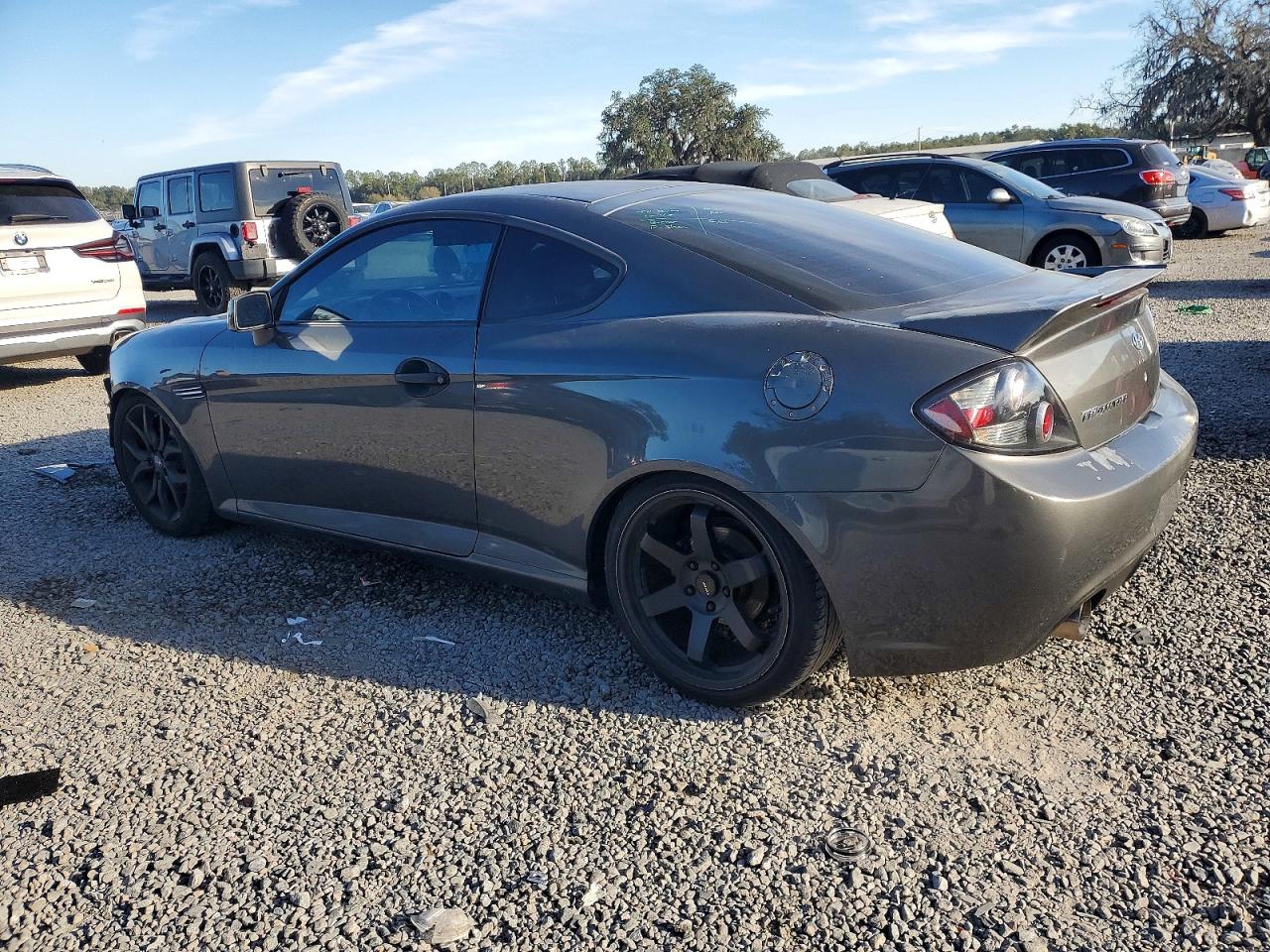2007 Hyundai Tiburon Gs Gray vin: KMHHM66D57U258775