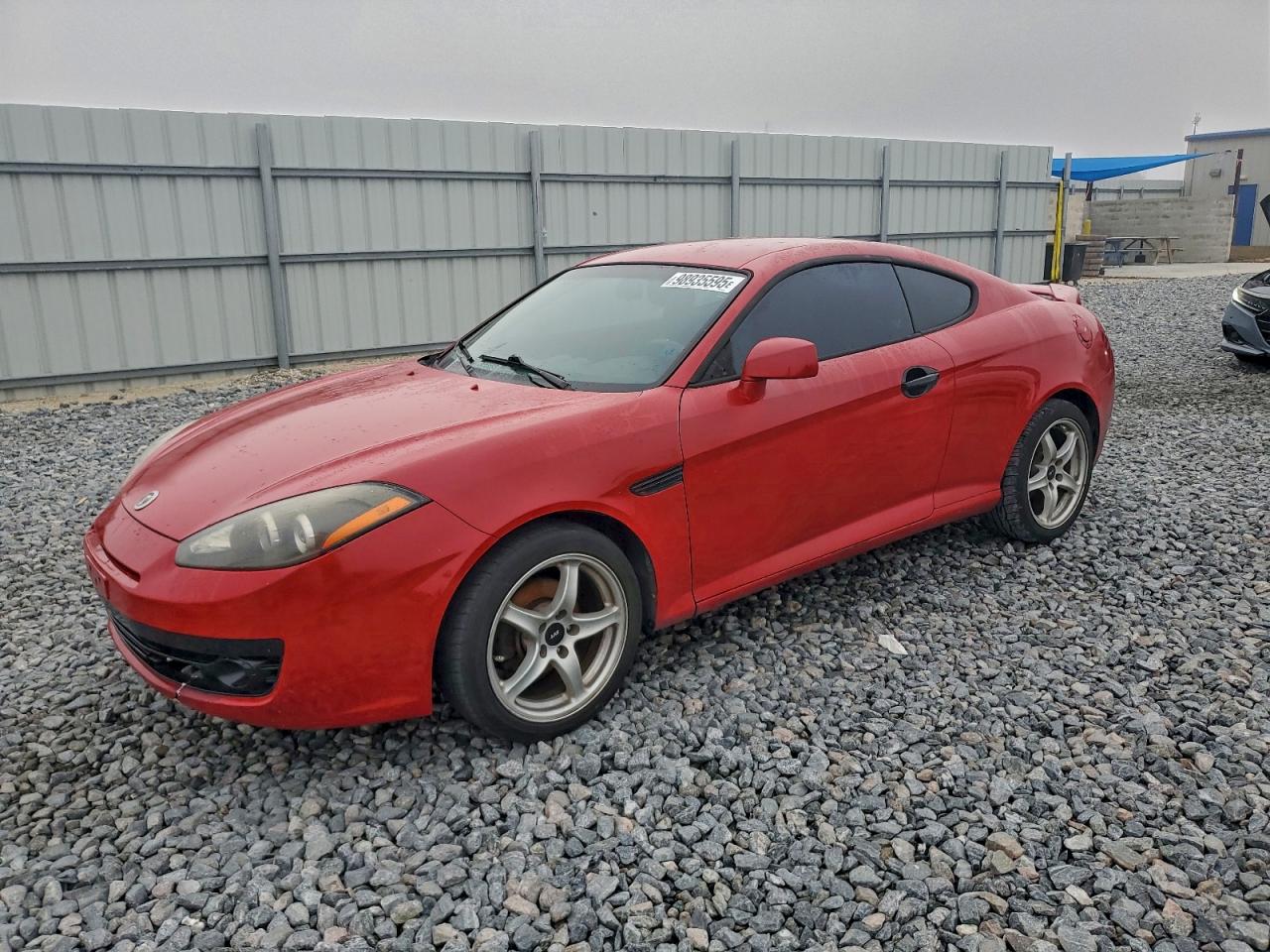 2007 Hyundai Tiburon Gs Red vin: KMHHM66D67U244707