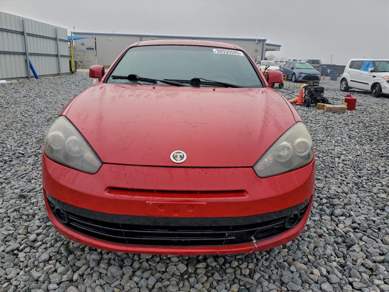 2007 Hyundai Tiburon Gs Red vin: KMHHM66D67U244707