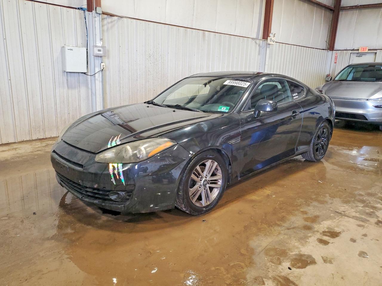2007 Hyundai Tiburon Gs Black vin: KMHHM66D67U252564
