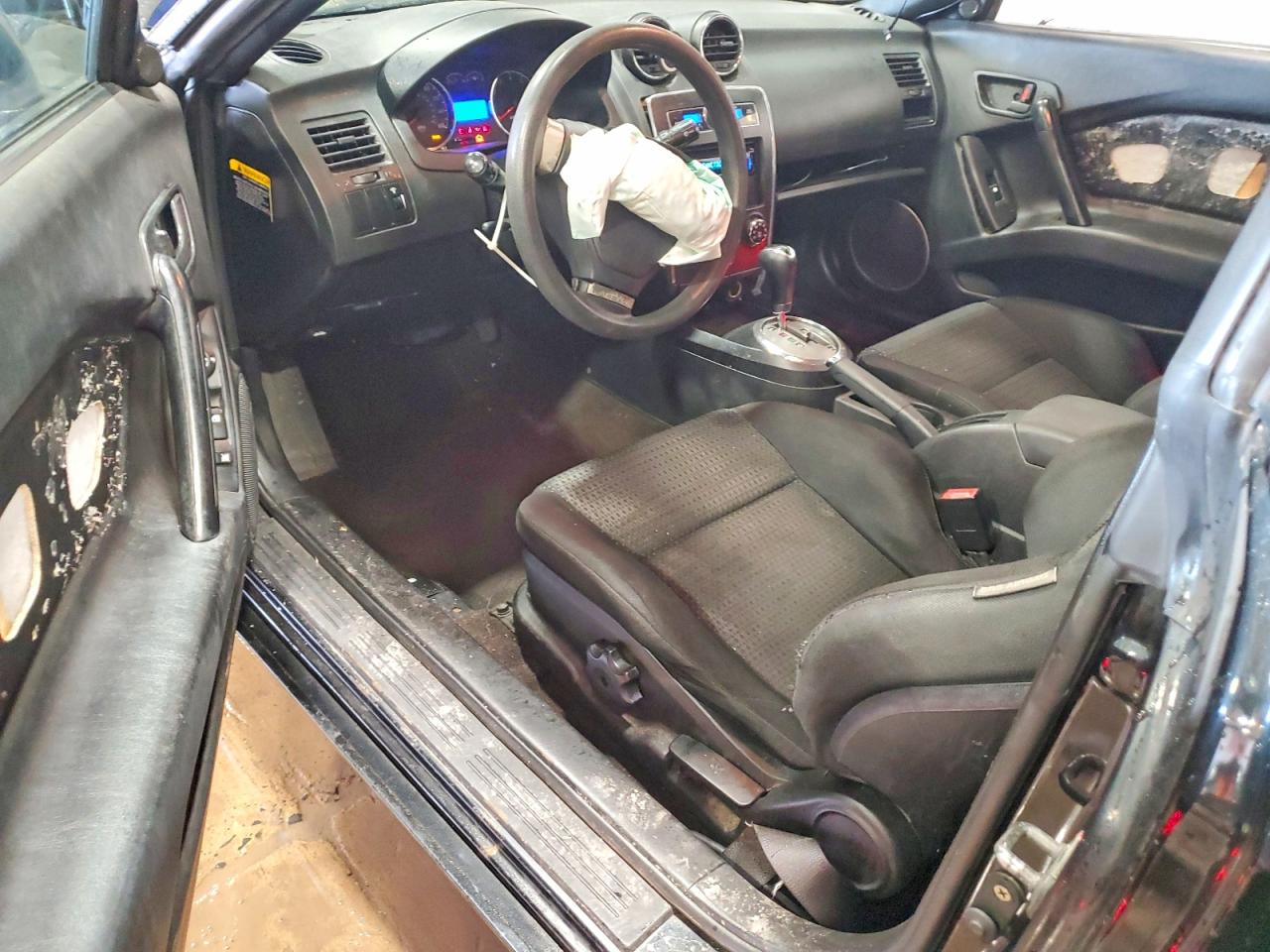 2007 Hyundai Tiburon Gs Черный vin: KMHHM66D67U252564