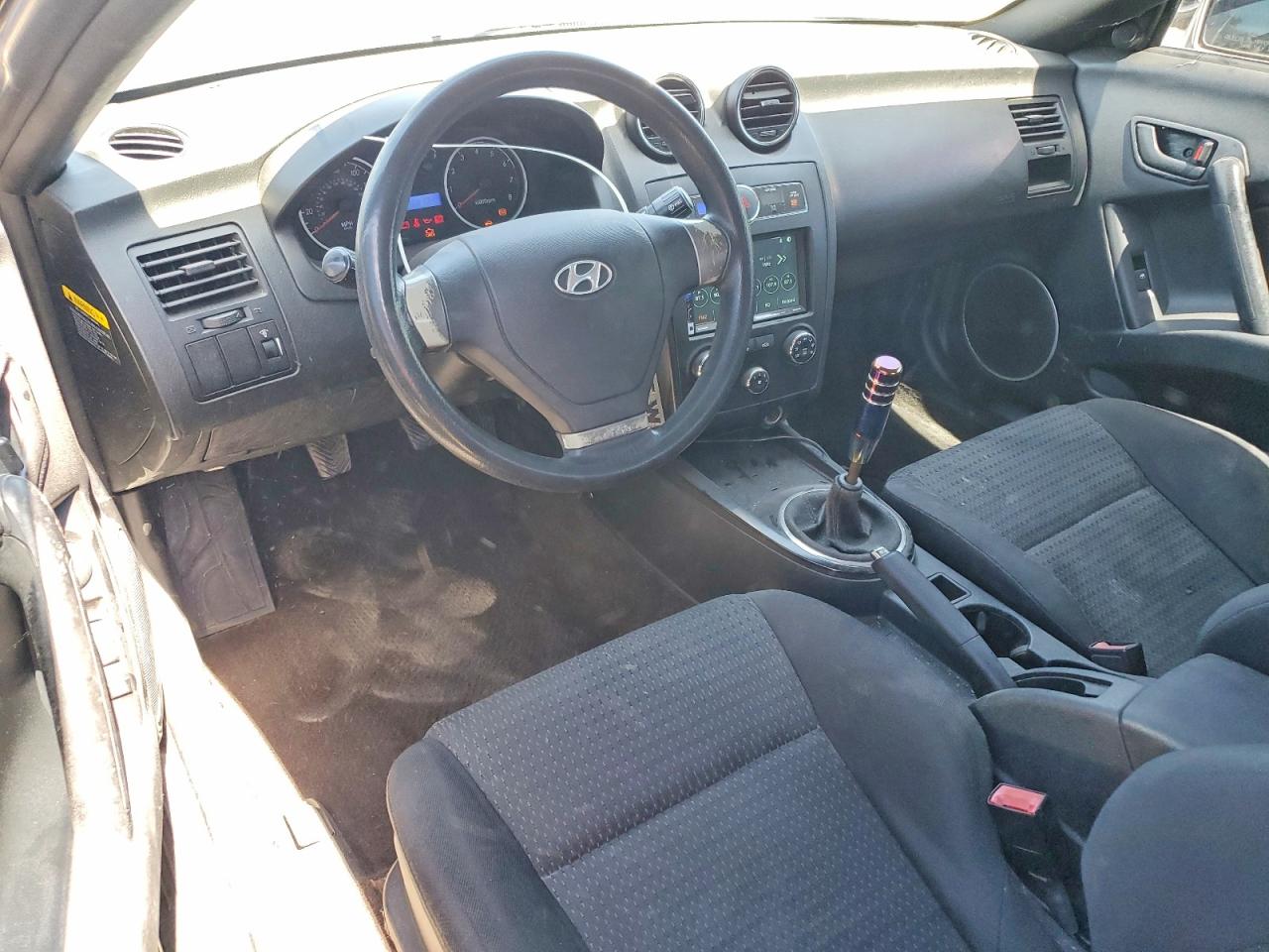 2008 Hyundai Tiburon Gs Silver vin: KMHHM66D68U275263