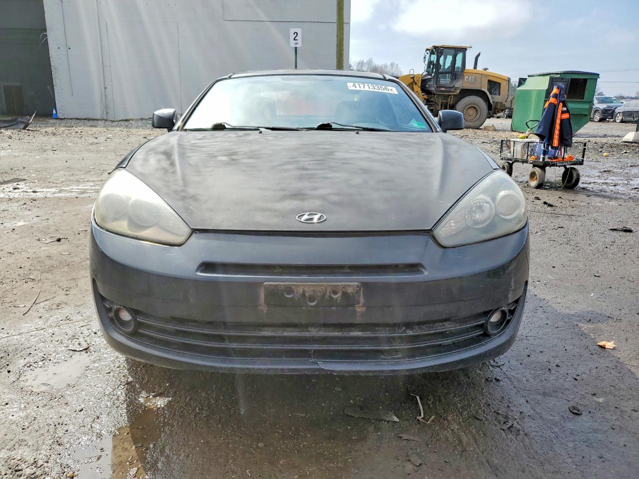 2007 Hyundai Tiburon Gs Black vin: KMHHM66D77U246952