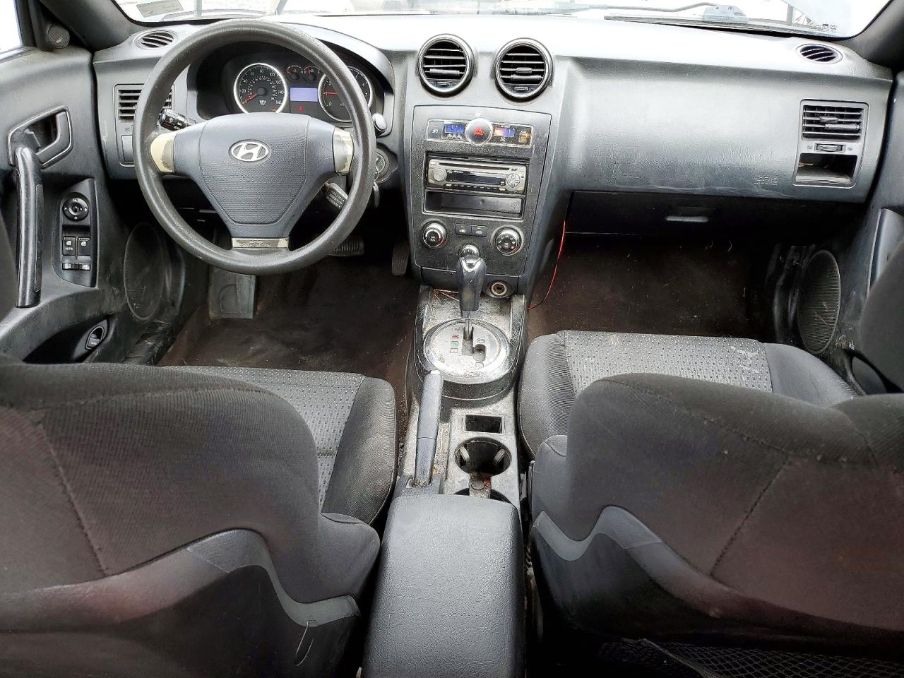 2007 Hyundai Tiburon Gs Black vin: KMHHM66D77U246952