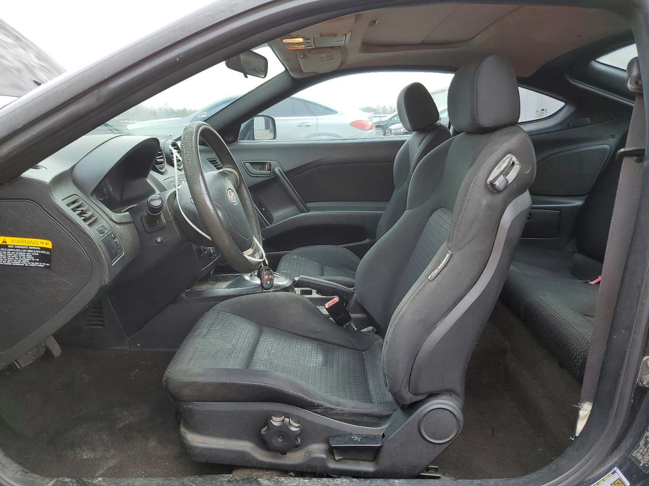 2007 Hyundai Tiburon Gs Black vin: KMHHM66D77U246952