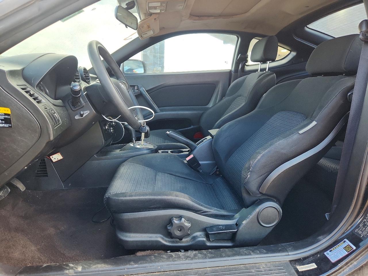 2007 Hyundai Tiburon Black vin: KMHHM66D87U246135