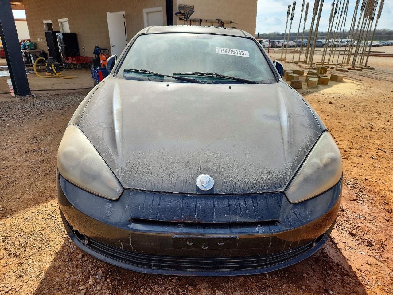 2007 Hyundai Tiburon Black vin: KMHHM66D87U246135