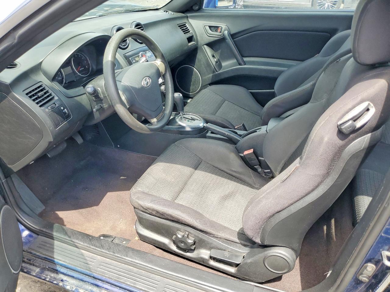 2007 Hyundai Tiburon Gs Blue vin: KMHHM66D87U258088