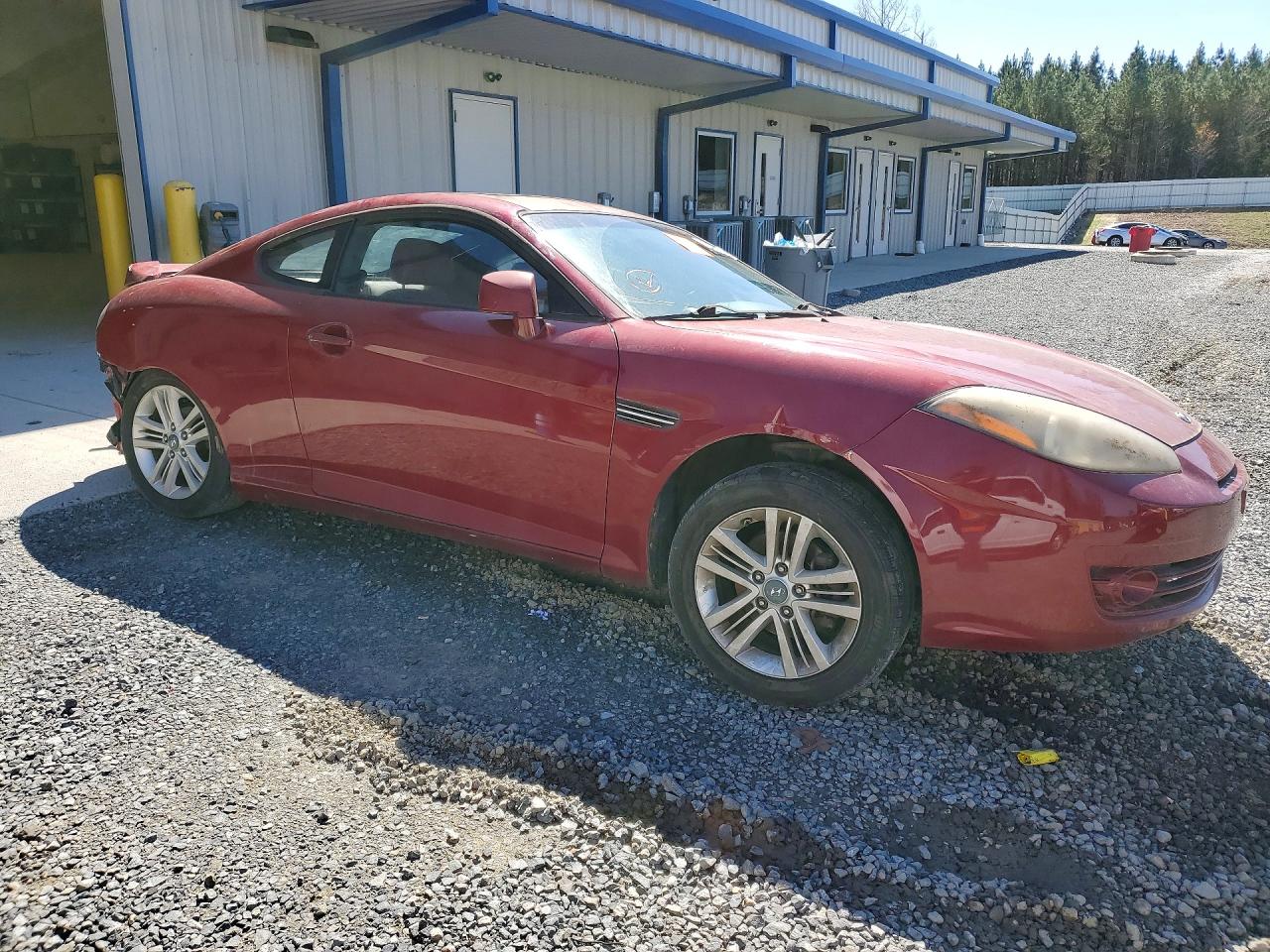2007 Hyundai Tiburon Gs Burgundy vin: KMHHM66D97U261453