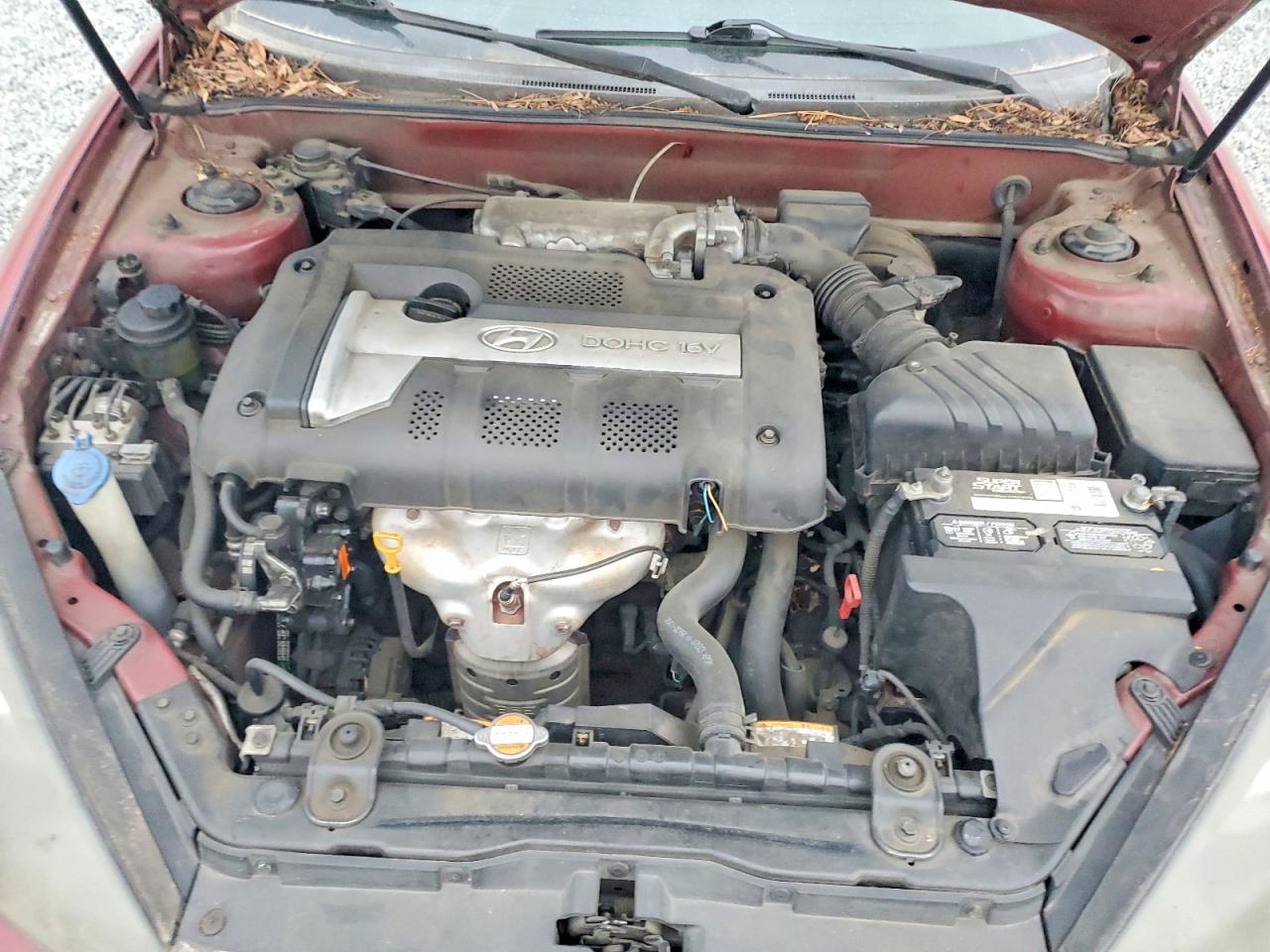 2007 Hyundai Tiburon Gs Burgundy vin: KMHHM66D97U261453