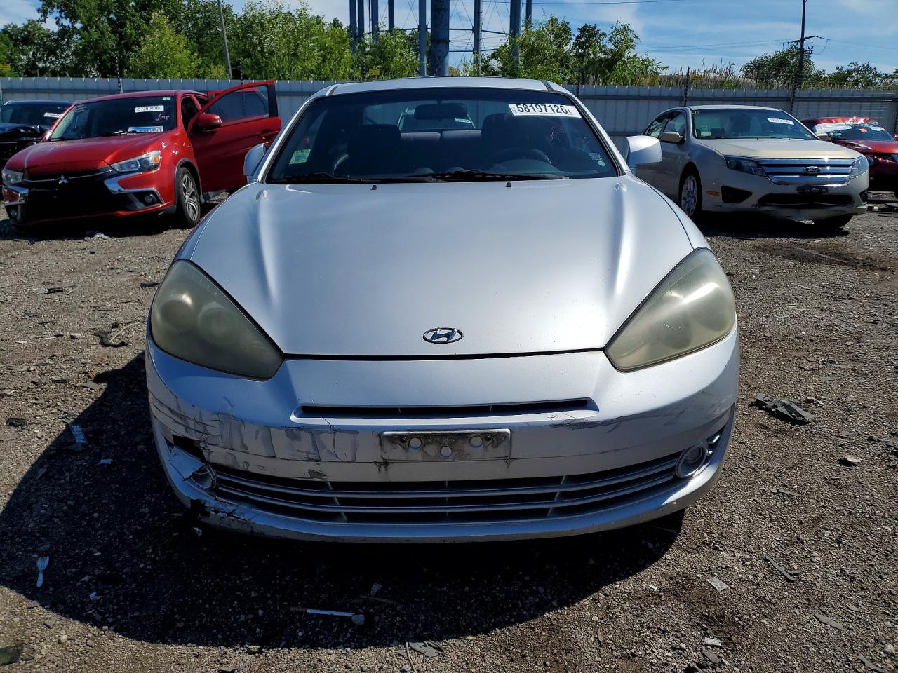 2007 Hyundai Tiburon Gs Gray vin: KMHHM66DX7U248100