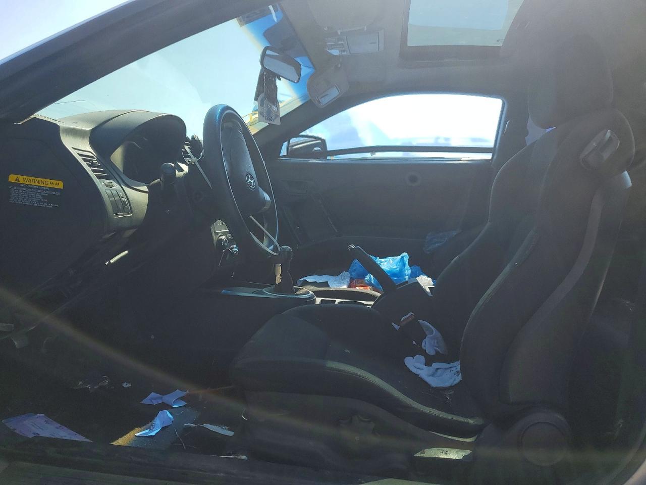 2008 Hyundai Tiburon Gs Silver vin: KMHHM66DX8U265366
