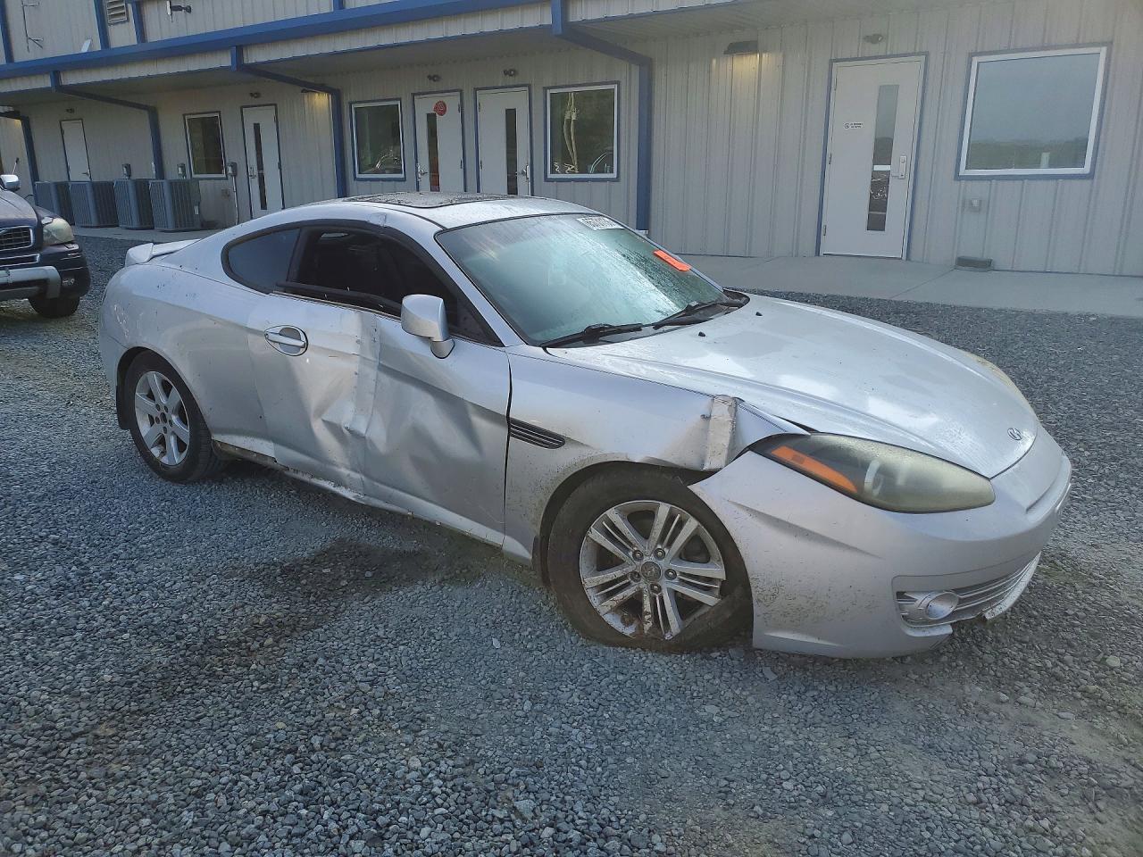 2008 Hyundai Tiburon Gs Silver vin: KMHHM66DX8U265366
