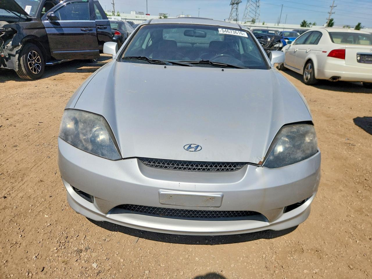 2006 Hyundai Tiburon Gt Silver vin: KMHHN65F06U201981