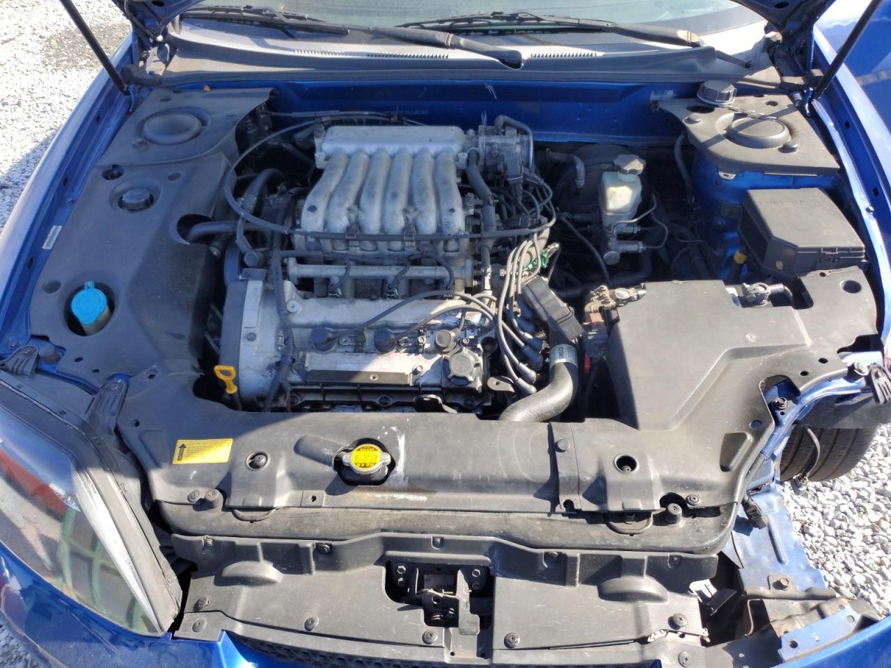 2005 Hyundai Tiburon Gt V6 Blue vin: KMHHN65F25U180386
