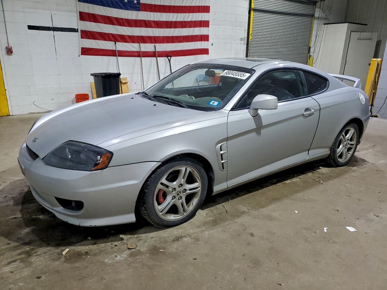 2006 Hyundai Tiburon Gt Silver vin: KMHHN65F36U206706