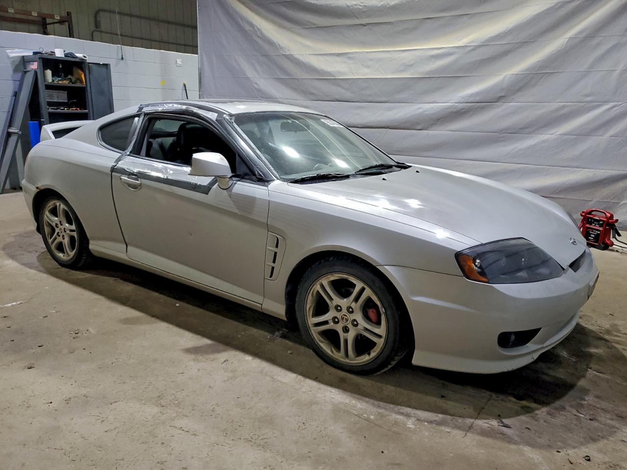 2006 Hyundai Tiburon Gt Silver vin: KMHHN65F36U206706