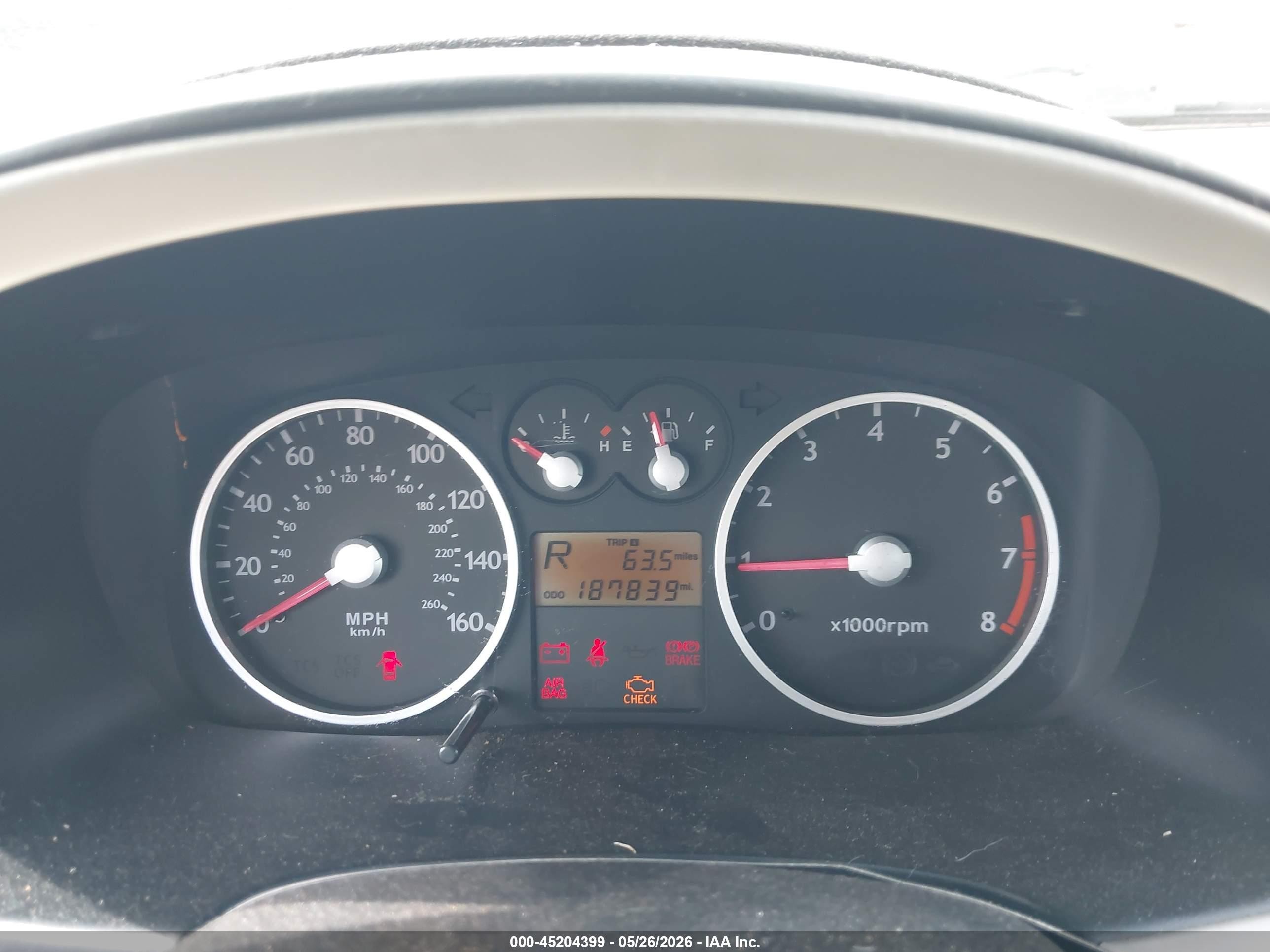 2003 Hyundai Tiburon Gt V6 Red vin: KMHHN65F43U102088