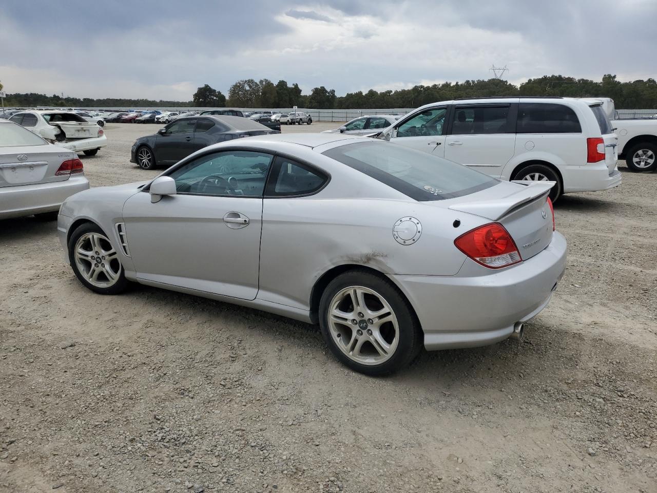2005 Hyundai Tiburon Gt Silver vin: KMHHN65F45U174430