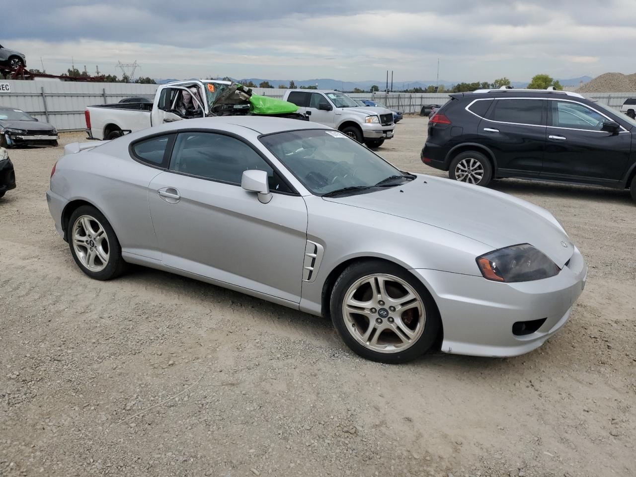2005 Hyundai Tiburon Gt Silver vin: KMHHN65F45U174430